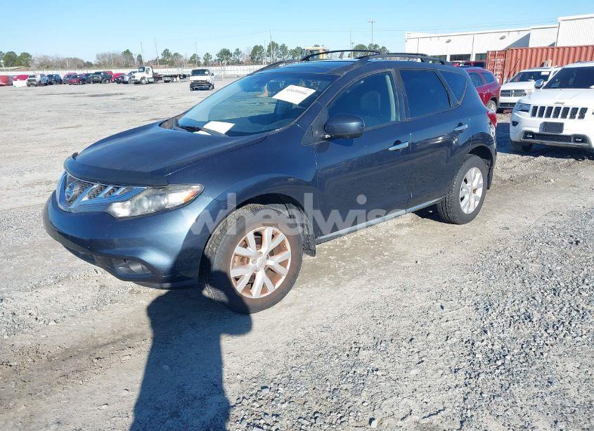 Photo 2 of 2012 Nissan Murano SL (VIN JN8AZ1MW8CW216604)