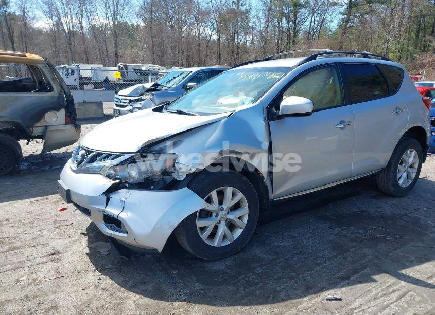 Photo 2 of 2013 Nissan Murano SV (VIN JN8AZ1MW8DW306434)