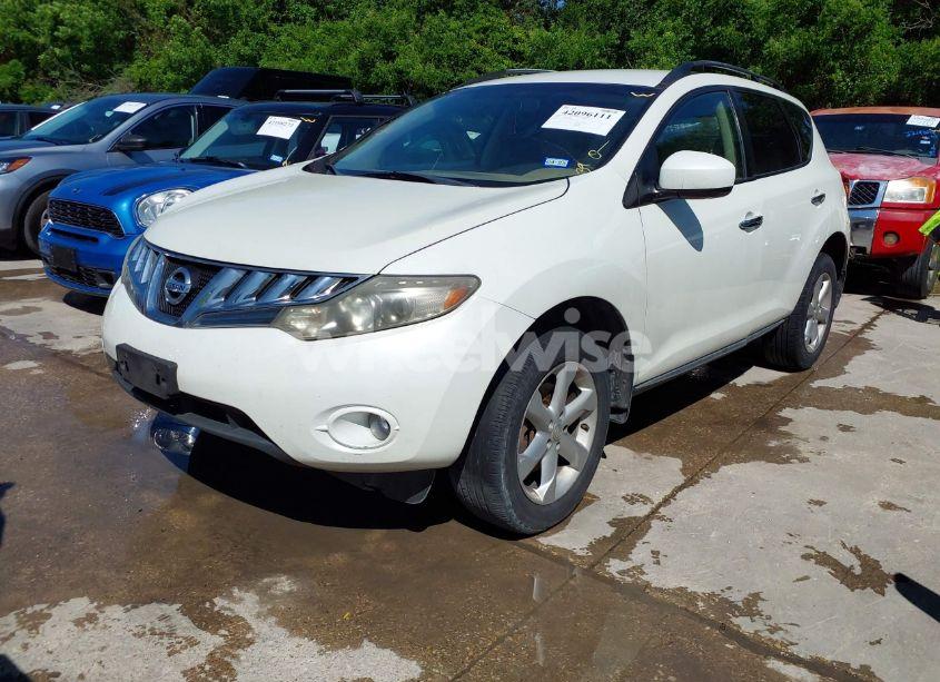 Photo 2 of 2010 Nissan Murano SL (VIN JN8AZ1MW9AW123166)
