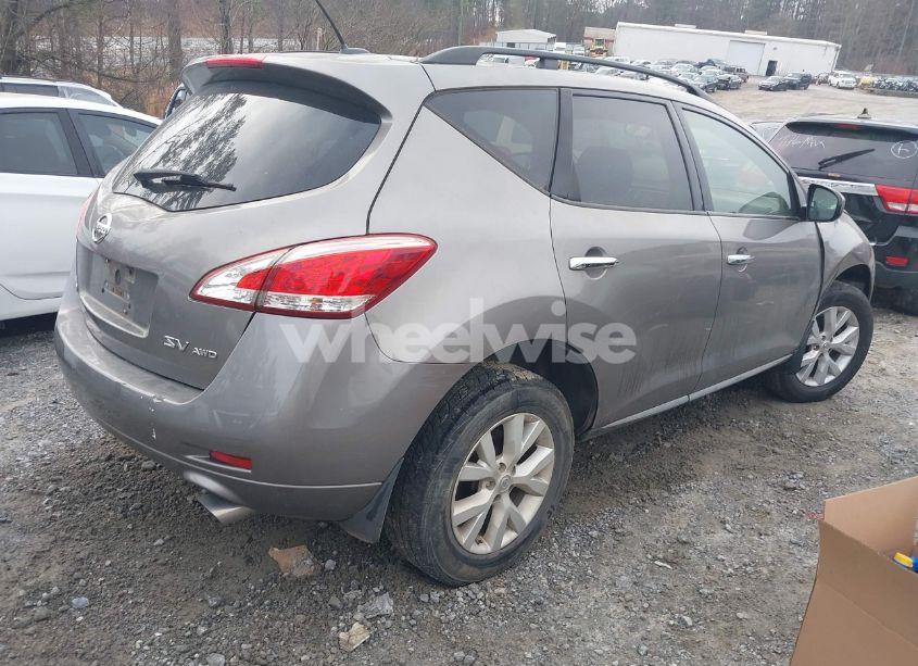 2012 Nissan Murano SV (VIN JN8AZ1MW9CW220533) main photo