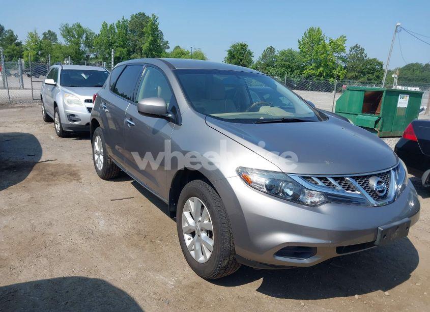 2012 Nissan Murano S (VIN JN8AZ1MW9CW234416) main photo