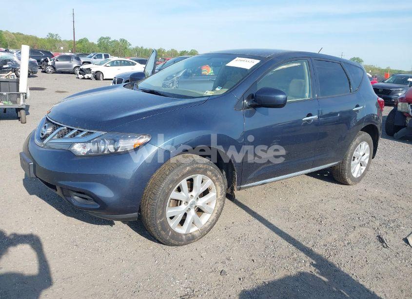 Photo 2 of 2013 Nissan Murano S (VIN JN8AZ1MW9DW315255)