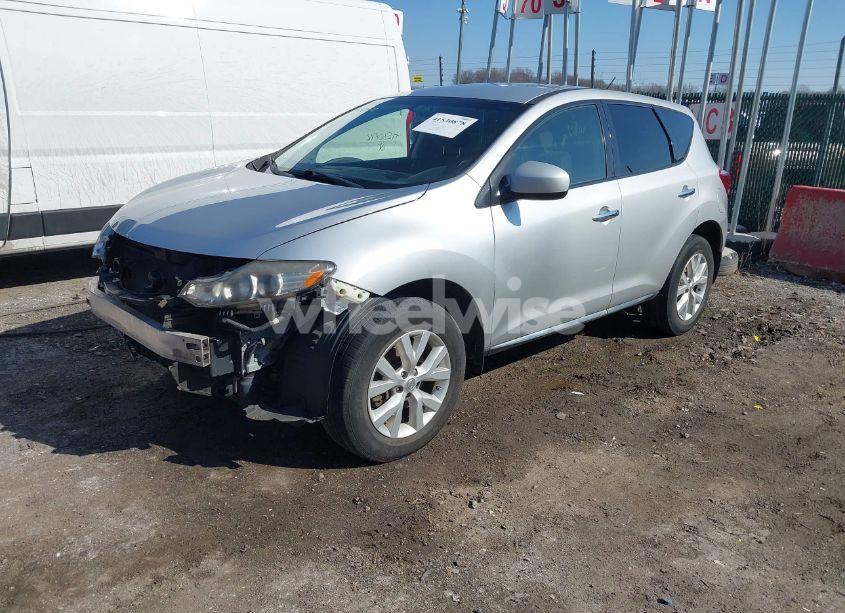 2014 Nissan Murano LE/S/SL/SV (VIN JN8AZ1MW9EW514887) main photo