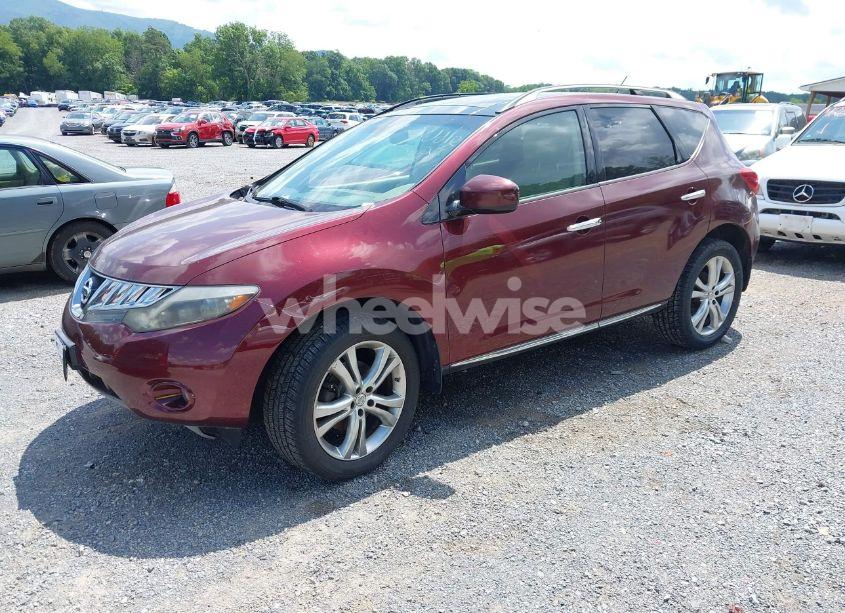 Photo 2 of 2010 Nissan Murano LE (VIN JN8AZ1MWXAW100267)