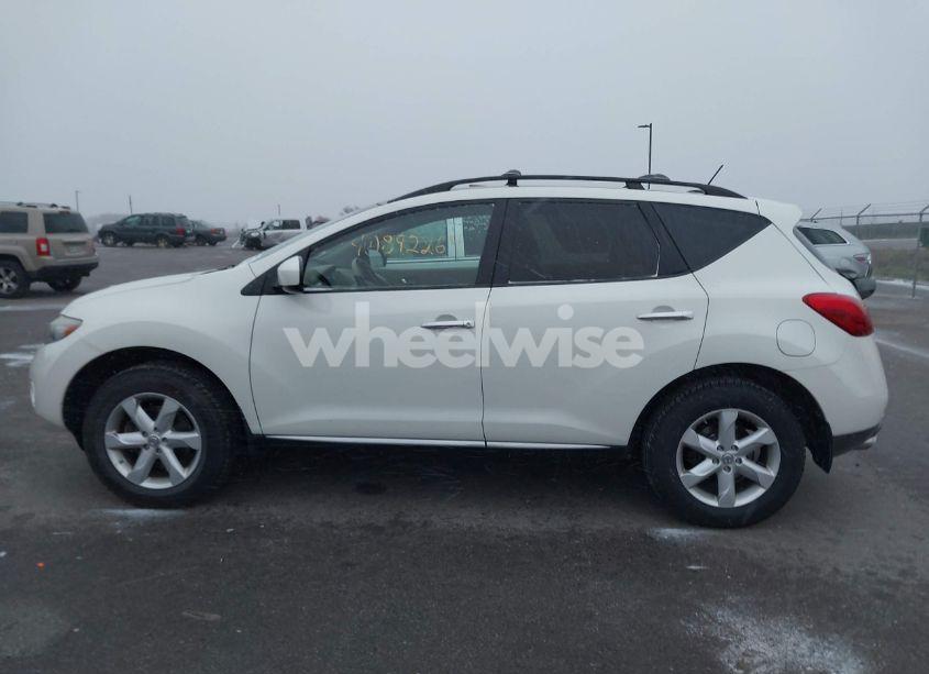Photo 2 of 2010 Nissan Murano SL (VIN JN8AZ1MWXAW109485)