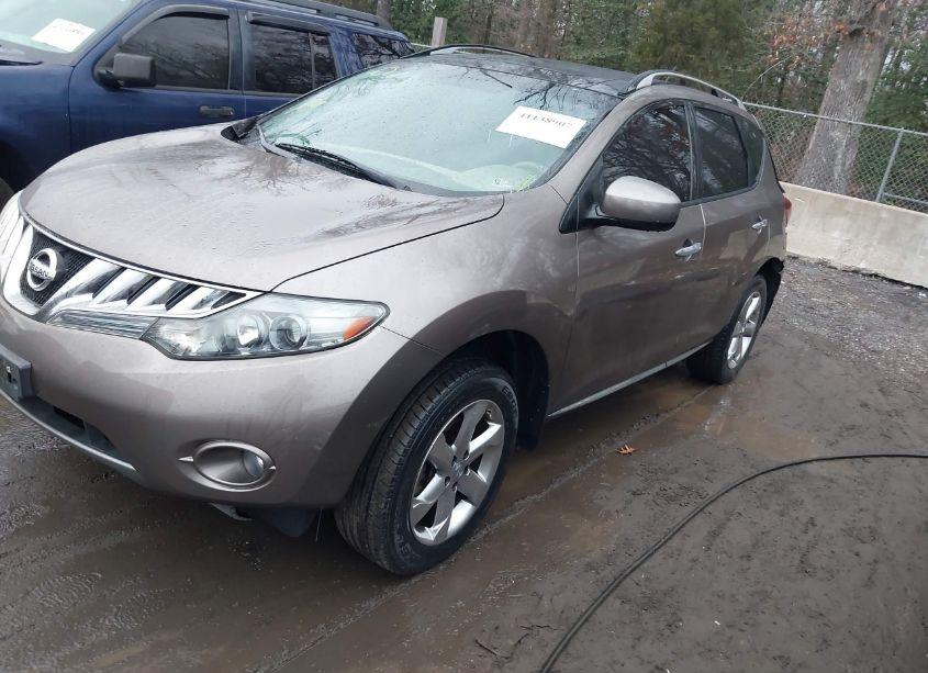 Photo 2 of 2010 Nissan Murano SL (VIN JN8AZ1MWXAW136752)