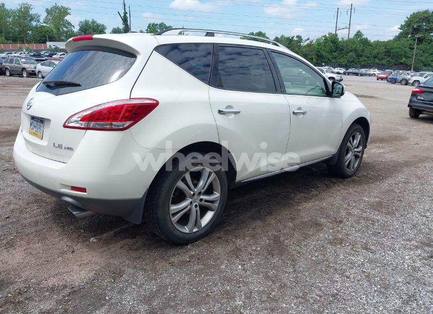 Photo 4 of 2011 Nissan Murano LE (VIN JN8AZ1MWXBW151060)