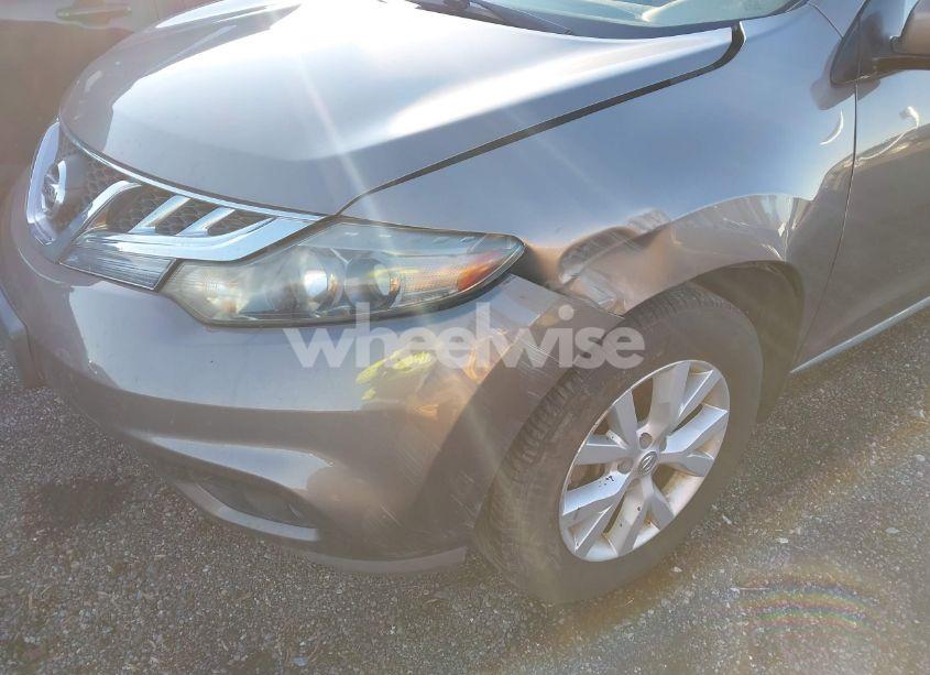 Photo 3 of 2012 Nissan Murano SL (VIN JN8AZ1MWXCW200453)