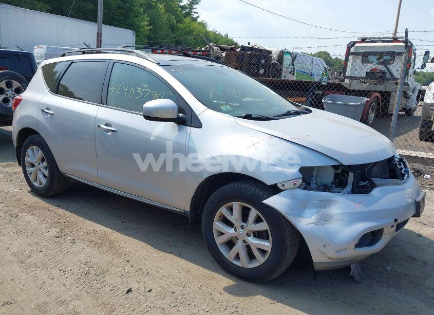 2012 Nissan Murano SL (VIN JN8AZ1MWXCW226258) main photo