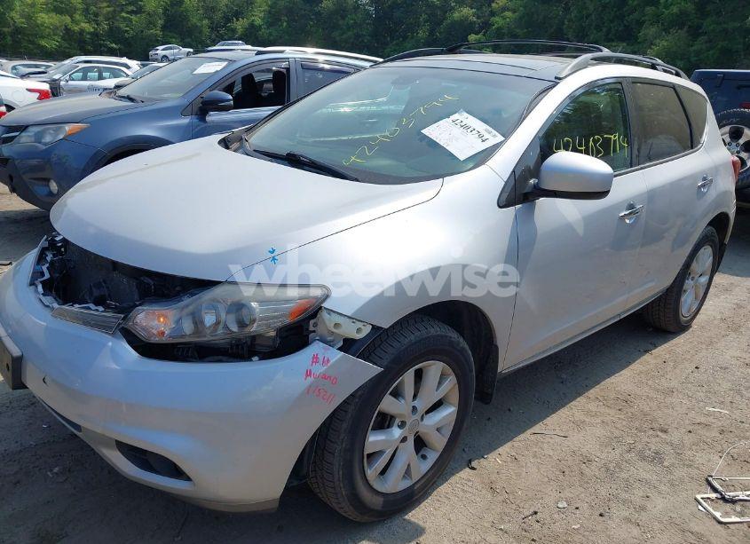 Photo 2 of 2012 Nissan Murano SL (VIN JN8AZ1MWXCW226258)