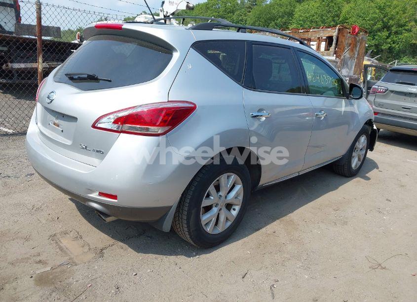 Photo 4 of 2012 Nissan Murano SL (VIN JN8AZ1MWXCW226258)
