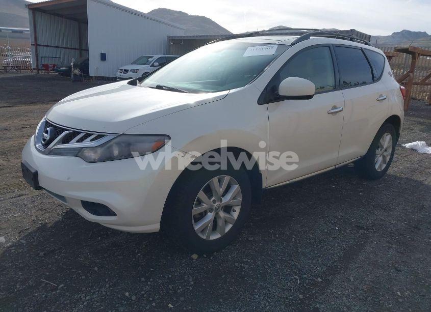 2012 Nissan Murano SL (VIN JN8AZ1MWXCW240337) main photo