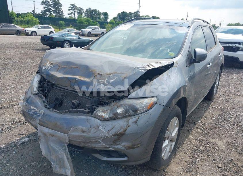 2014 Nissan Murano SL (VIN JN8AZ1MWXEW523792) main photo