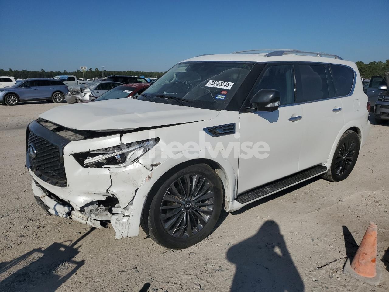 2021 INFINITI QX80 LUXE (VIN JN8AZ2AD0M9861319) main photo