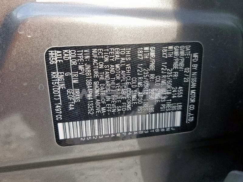 Photo 3 of 2023 NISSAN ROGUE SV (VIN JN8BT3BA4PW413252)