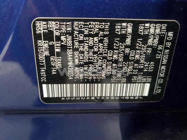 Photo 5 of 2023 NISSAN ROGUE SV (VIN JN8BT3BA4PW423554)