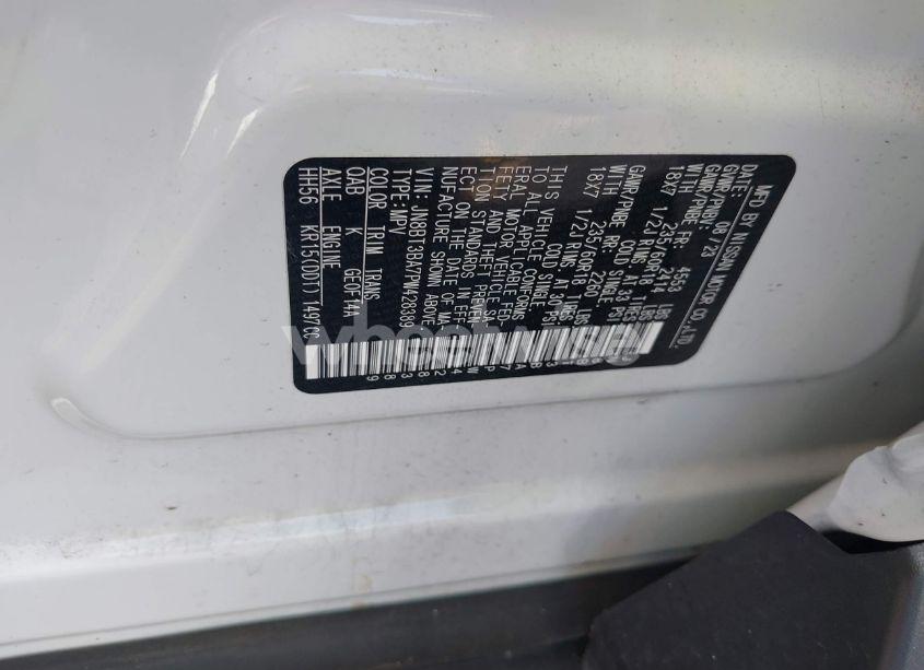 Photo 9 of 2023 Nissan Rogue SV FWD (VIN JN8BT3BA7PW428389)