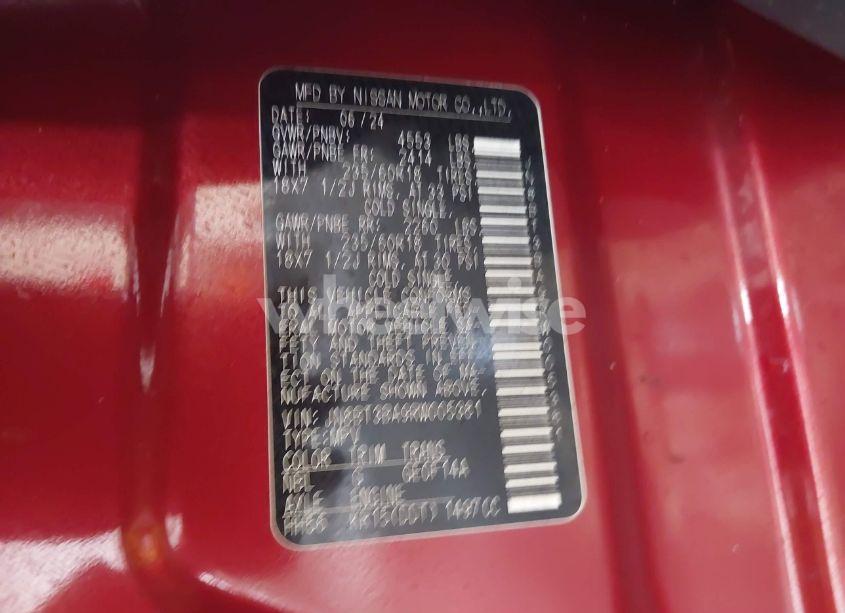 Photo 9 of 2024 Nissan Rogue SV FWD (VIN JN8BT3BA9RW005381)