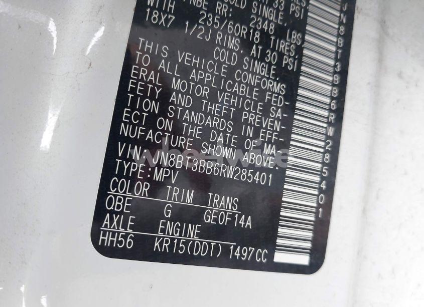 Photo 9 of 2024 Nissan Rogue SV INTELLIGENT AWD (VIN JN8BT3BB6RW285401)