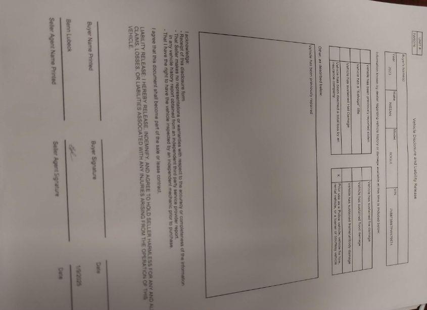 Photo 3 of 2023 Nissan Rogue SV INTELLIGENT AWD (VIN JN8BT3BB7PW479674)