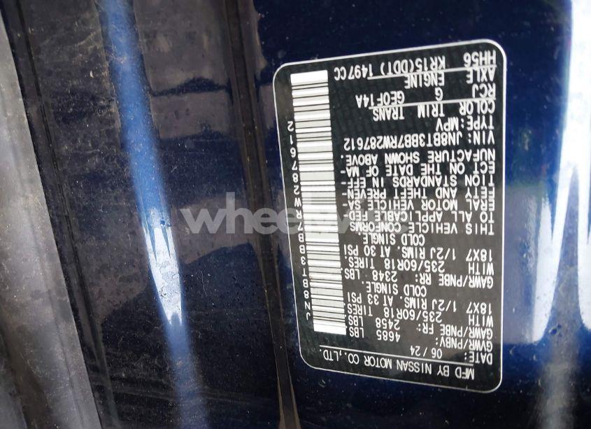 Photo 9 of 2024 Nissan Rogue SV INTELLIGENT AWD (VIN JN8BT3BB7RW287612)