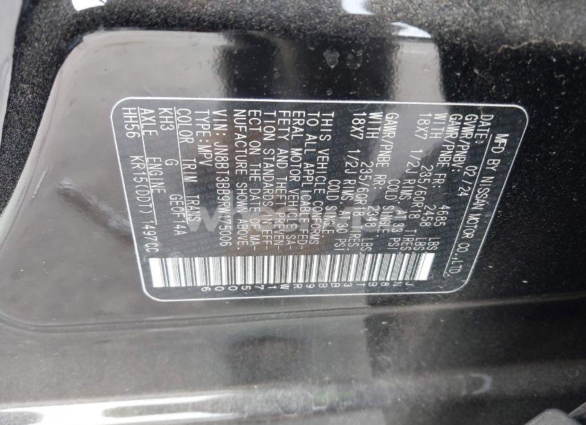 Photo 2 of 2024 Nissan Rogue SV INTELLIGENT AWD (VIN JN8BT3BB9RW175006)