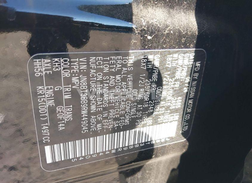 Photo 4 of 2024 Nissan Rogue SV INTELLIGENT AWD (VIN JN8BT3BB9RW449045)