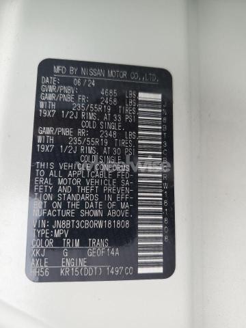 Photo 13 of 2024 NISSAN ROGUE SL (VIN JN8BT3CB0RW181808)