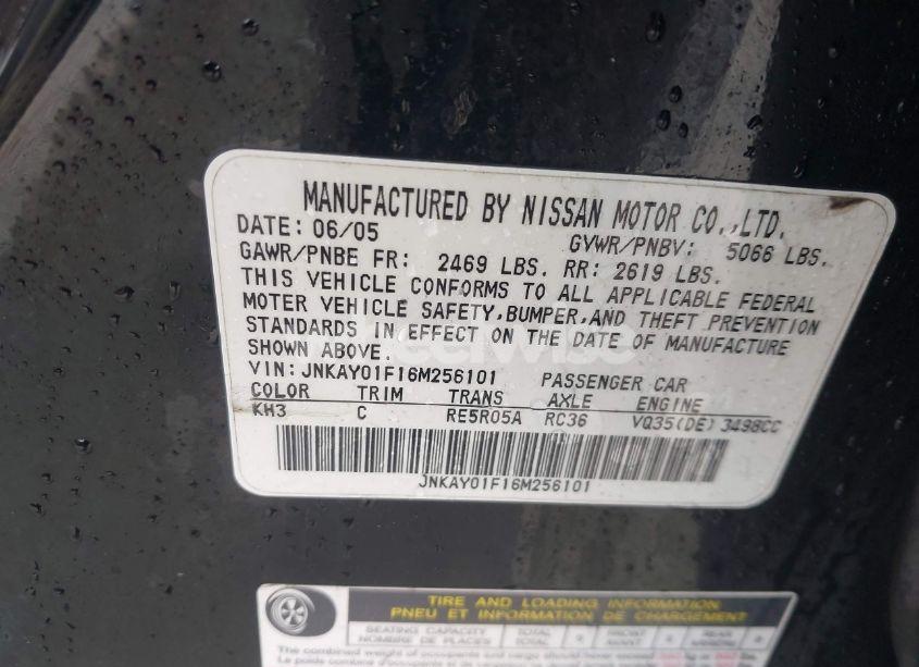 Photo 9 of 2006 Infiniti M35x (VIN JNKAY01F16M256101)