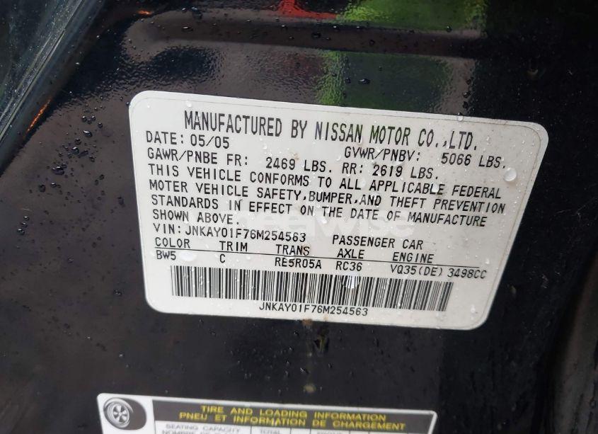 Photo 9 of 2006 Infiniti M35x (VIN JNKAY01F76M254563)