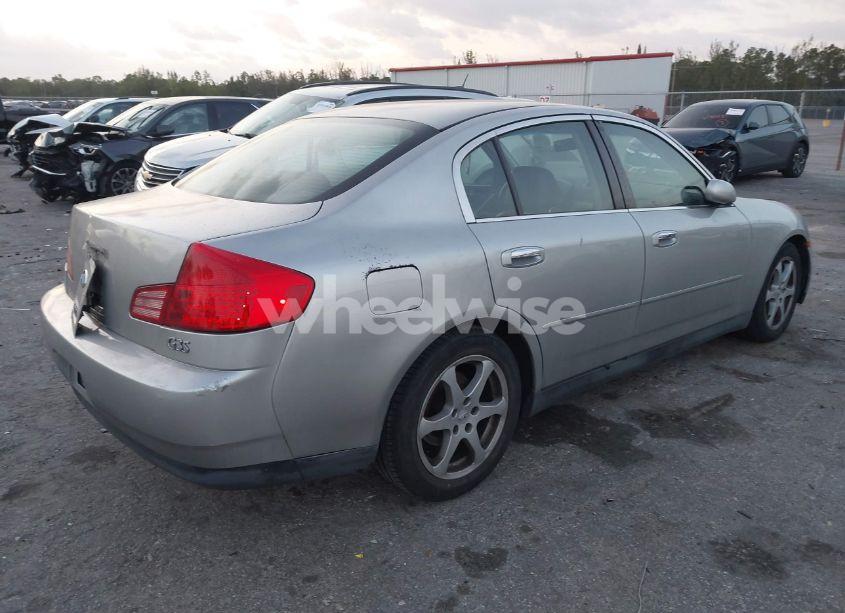 Photo 4 of 2003 Infiniti G35 BASE W/6 SPEED MANUAL (VIN JNKCV51E03M010450)