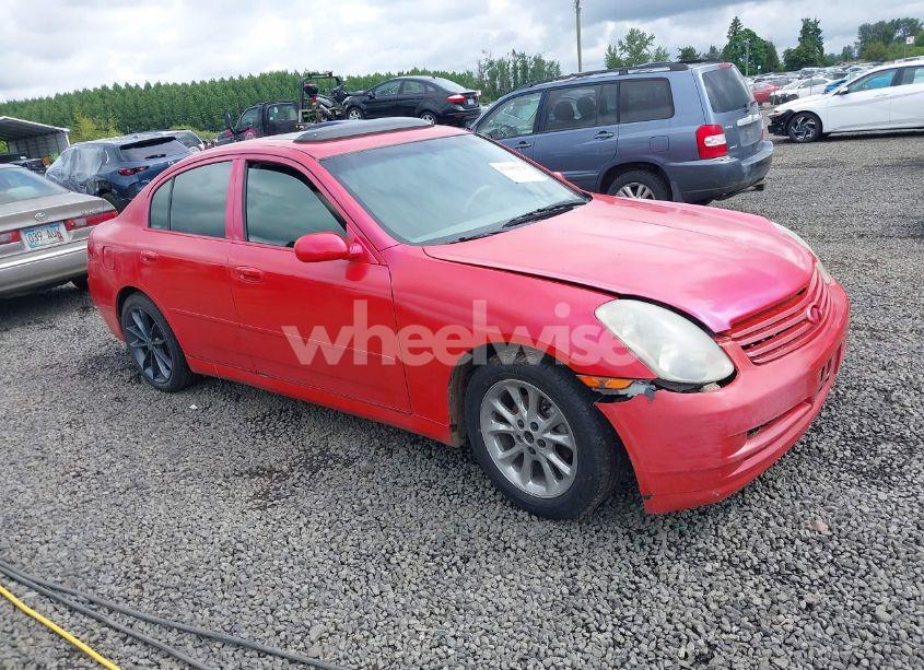 2003 Infiniti G35 LUXURY LEATHER (VIN JNKCV51E43M300156) main photo