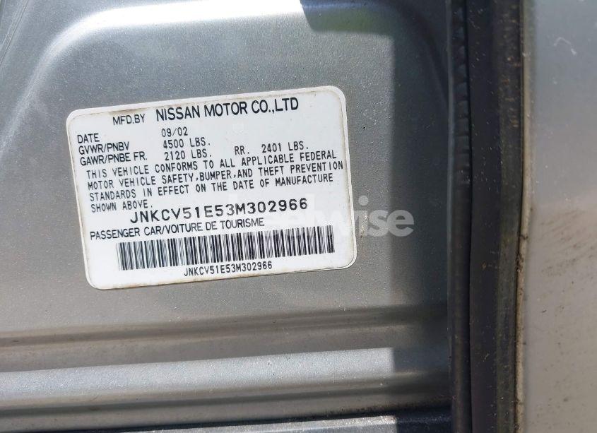 Photo 9 of 2003 Infiniti G35 LUXURY LEATHER (VIN JNKCV51E53M302966)