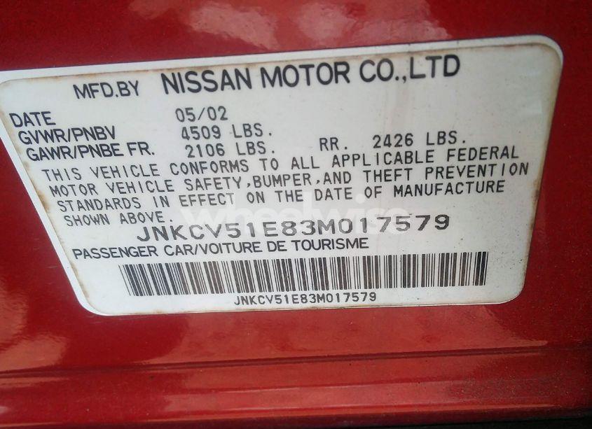 Photo 9 of 2003 Infiniti G35 LUXURY LEATHER (VIN JNKCV51E83M017579)