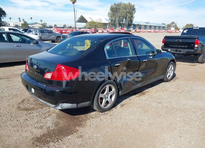 2003 Infiniti G35 BASE W/6 SPEED MANUAL (VIN JNKCV51E93M314862) main photo