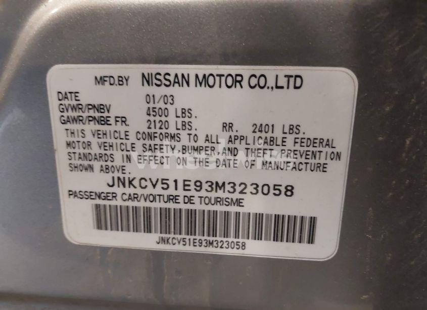 Photo 9 of 2003 Infiniti G35 LUXURY LEATHER (VIN JNKCV51E93M323058)