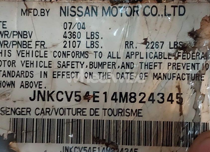 Photo 9 of 2004 Infiniti G35 (VIN JNKCV54E14M824345)