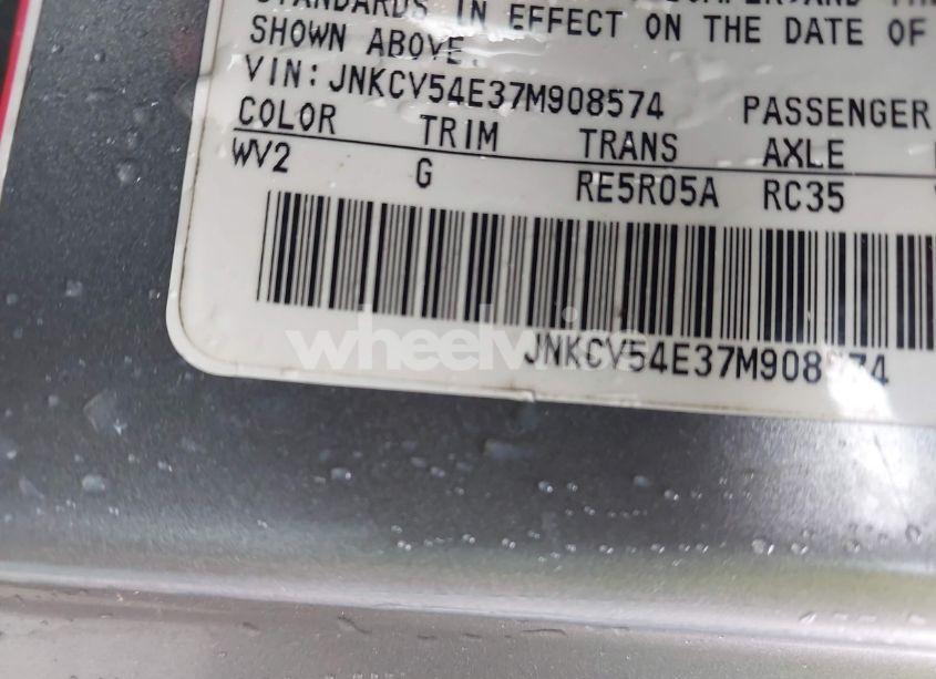 Photo 9 of 2007 Infiniti G35 N/A (VIN JNKCV54E37M908574)