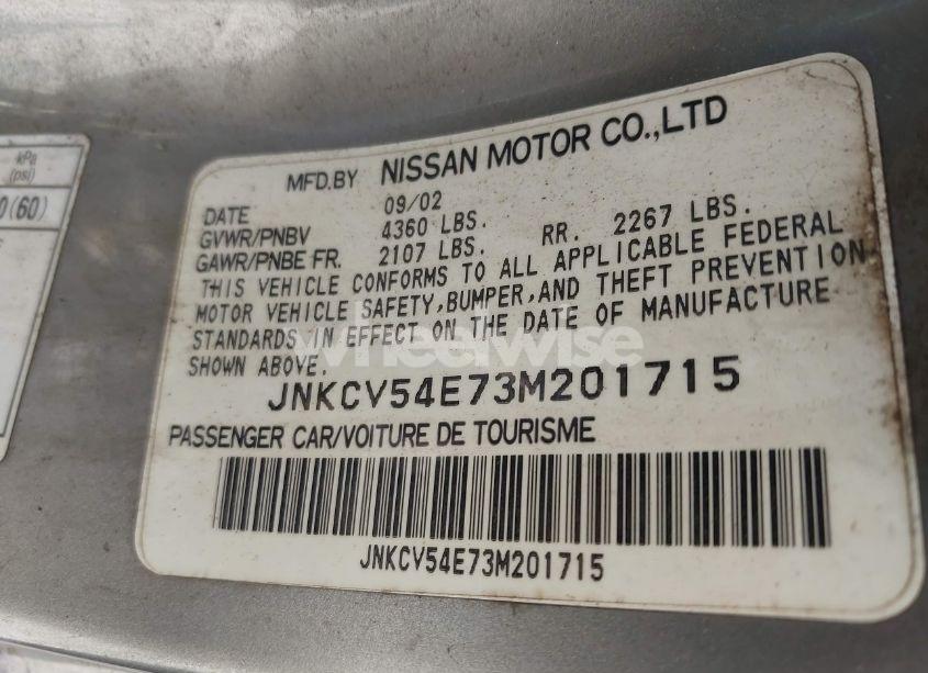 Photo 9 of 2003 Infiniti G35 (VIN JNKCV54E73M201715)