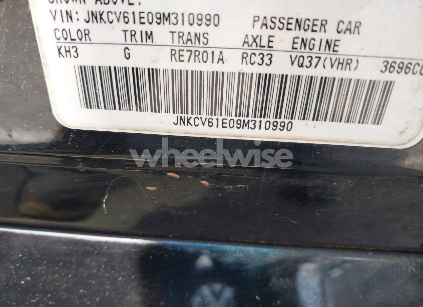 Photo 9 of 2009 Infiniti G37 JOURNEY (VIN JNKCV61E09M310990)