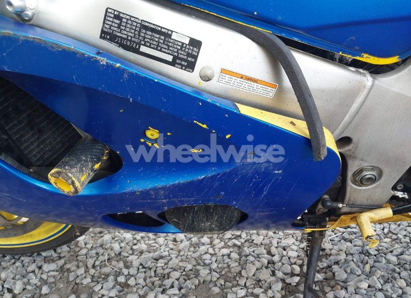 Photo 9 of 2000 Suzuki Gsx-r600 N/A (VIN JS1GN78A6Y2103570)