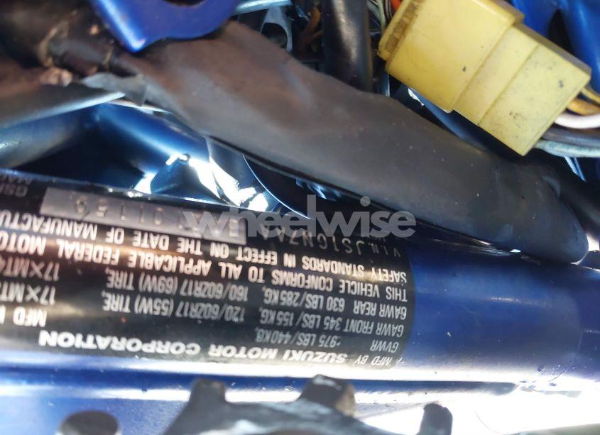 Photo 10 of 2001 Suzuki Gsf600 S (VIN JS1GN7AA312101159)