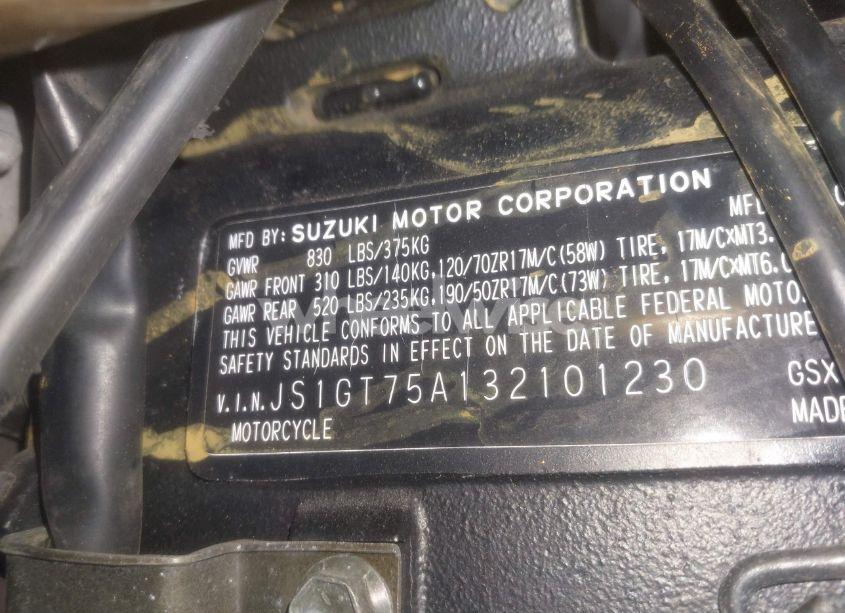 Photo 10 of 2003 Suzuki Gsx-r1000 N/A (VIN JS1GT75A132101230)