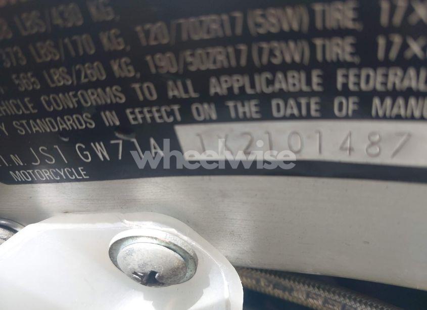 Photo 10 of 1999 Suzuki Gsx1300 R (VIN JS1GW71A1X2101487)