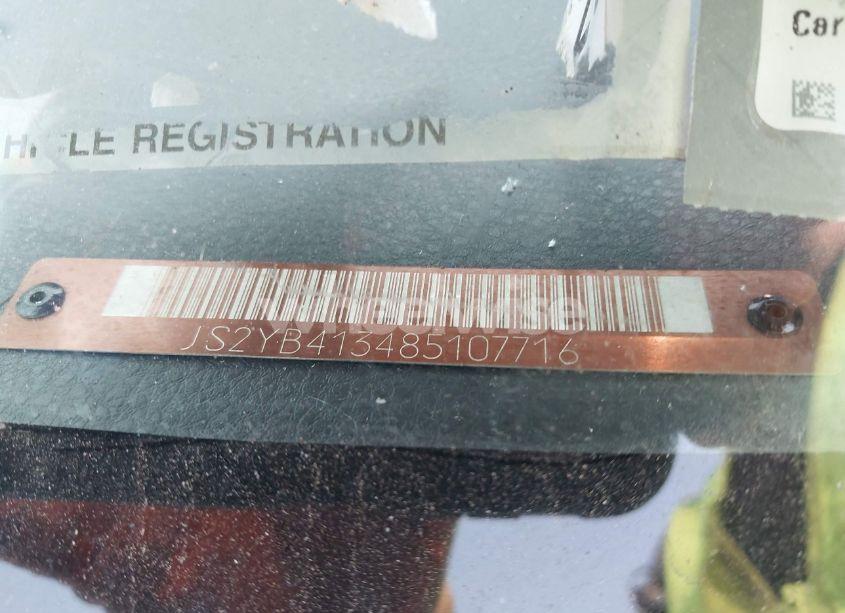 Photo 12 of 2008 Suzuki Sx4 CONVENIENCE/TOURING (VIN JS2YB413485107716)