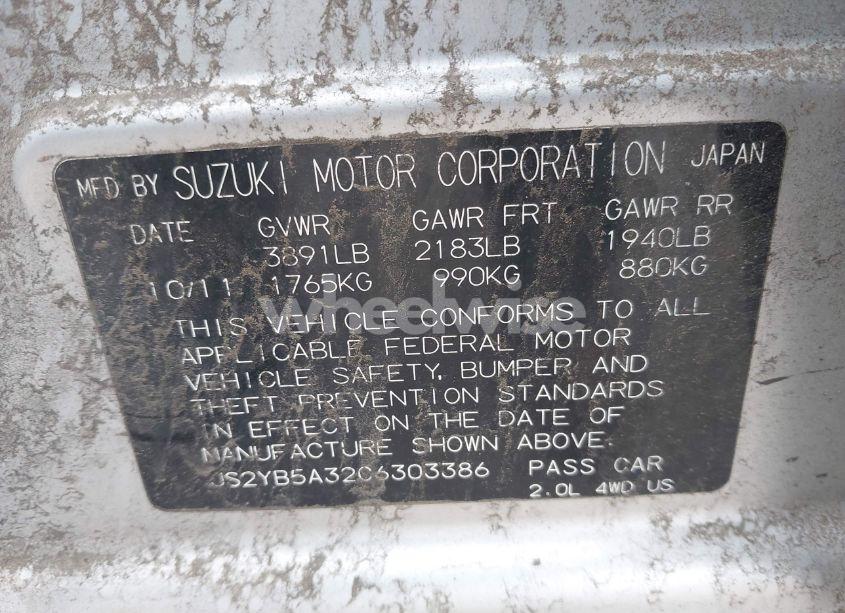 Photo 9 of 2012 Suzuki Sx4 (VIN JS2YB5A32C6303386)