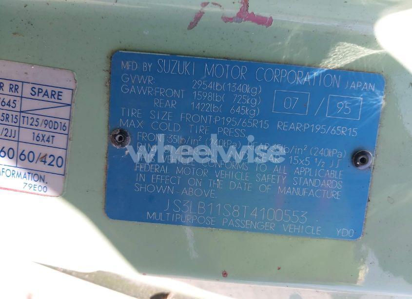 Photo 9 of 1996 Suzuki X90 JLX (VIN JS3LB11S8T4100553)
