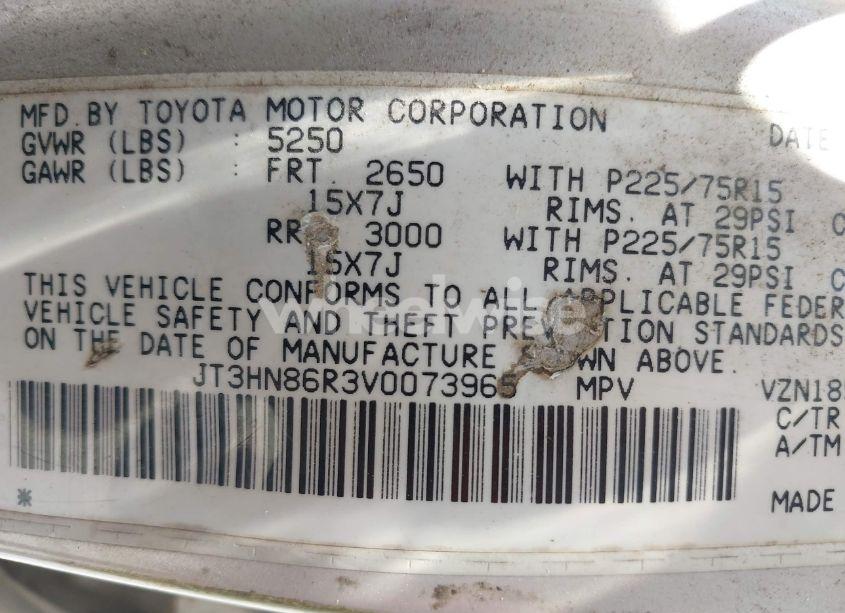 Photo 9 of 1997 Toyota 4runner SR5 (VIN JT3HN86R3V0073965)