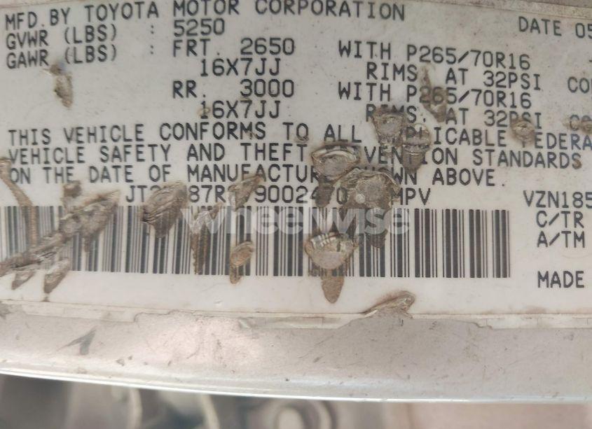 Photo 9 of 1997 Toyota 4runner SR5 V6 LIMITED (VIN JT3HN87R3V9002470)