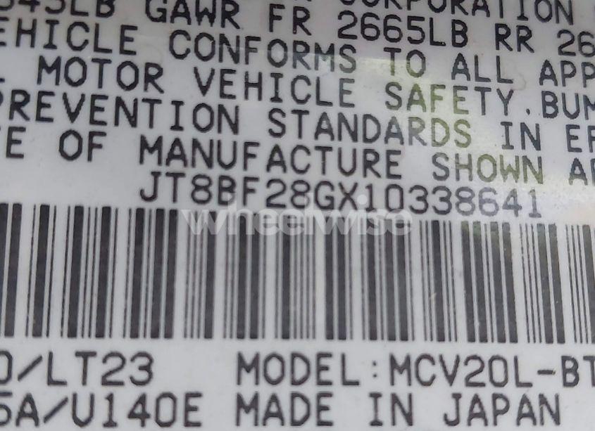 Photo 9 of 2001 Lexus Es 300 (VIN JT8BF28GX10338641)